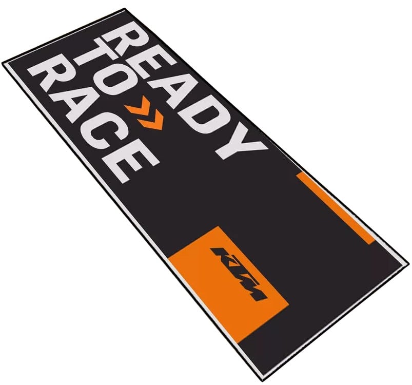 Tapis Environnemental KTM Orange & Blanc « Ready To Race »